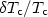 $\delta T_{\ab{c}}/T_{\ab{c}}$