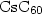 $\rm CsC_{60}$