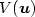 $V({\bm u})$