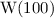 $\chem{W(100)}$