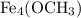 $\chem{Fe_4(OCH_3)}$