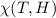 $\chi(T,H)$