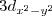 $3d_{x^{2}-y^{2}}$