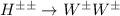 $H^{\pm\pm}\rightarrow W^{\pm}W^{\pm}$