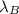 $\lambda_B$