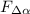 $F_{\Delta \alpha}$