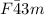 $F\bar{4}3m$