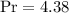 $\mathrm{Pr}=4.38$