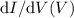 $\textrm{d}I/\textrm{d}V(V)$