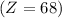 $(Z = 68)$
