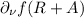 $\partial_{\nu}f(R+A)$