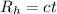 $R_{h}=ct$